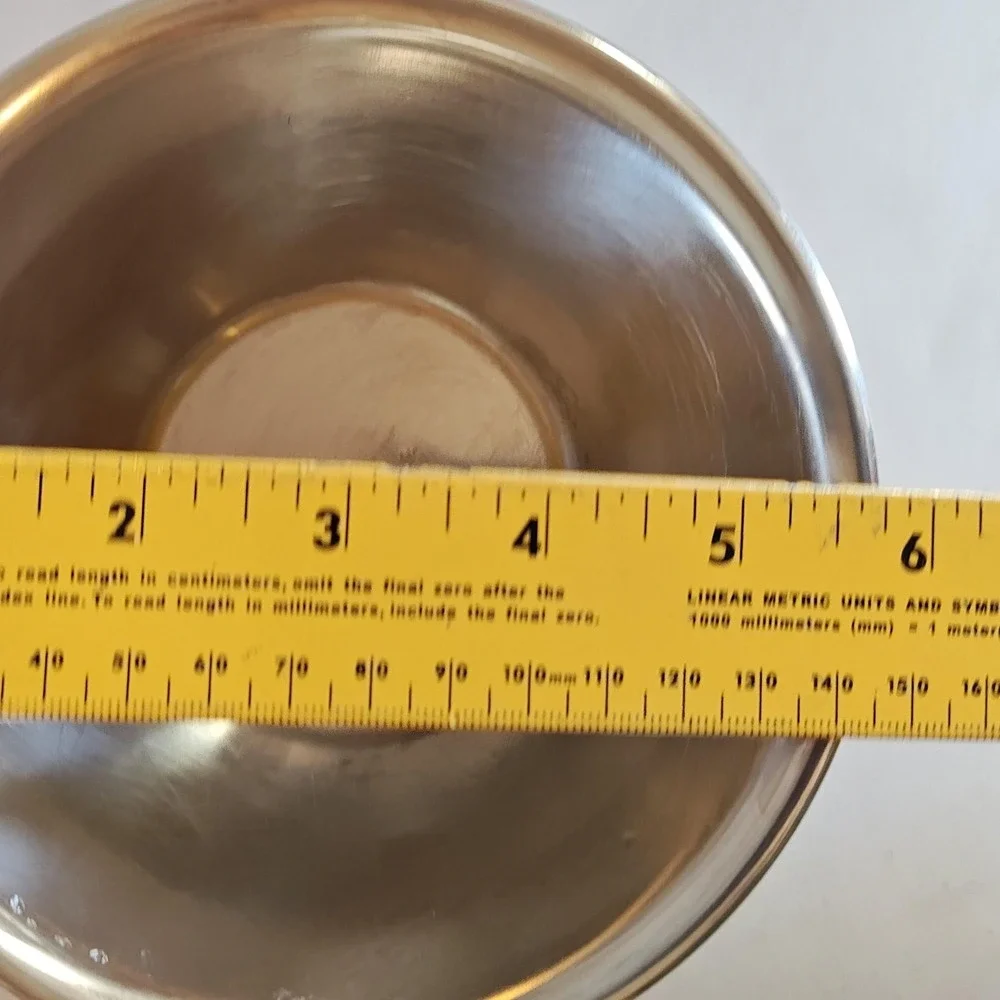 Vintage Kingsford Stainless Steel Dessert Bowls Set 2 Japan‎ Mid Century Modern